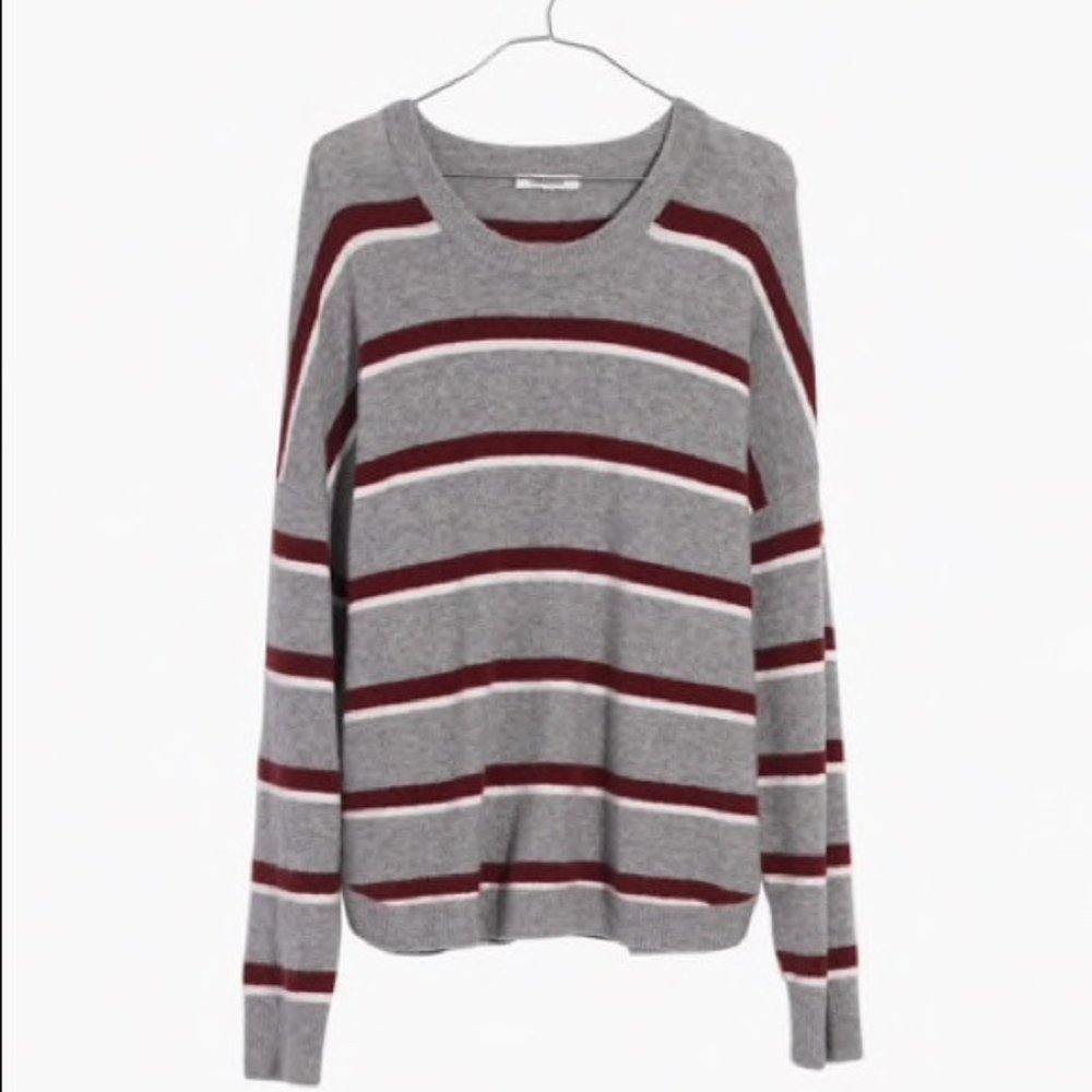 Westlake Striped Pullover Sweater in Coziest Yarn